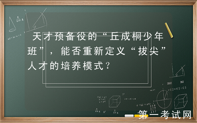 天才预备役的“丘成桐少年班”，能否重新定义“拔尖”人才的培养模式？